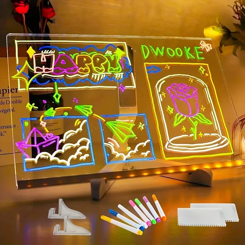 Glow in the dark schrijfbord - LeuksteSinterklaasCadeau.nl